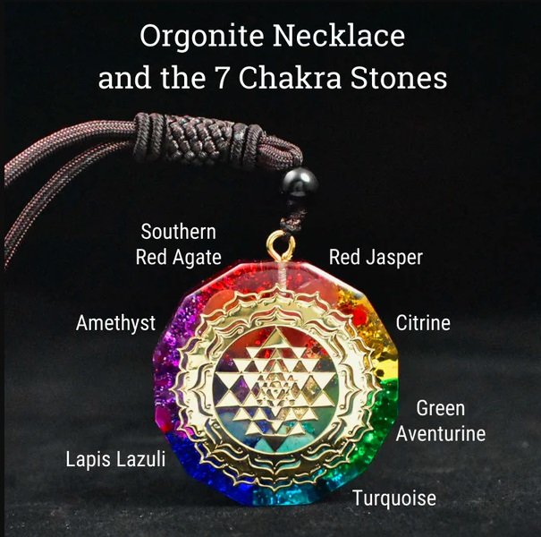 7 Chakra Crystal Energy Necklace