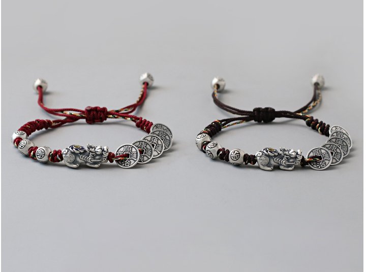 Five Emperors Money Pixiu Wealth Bracelet