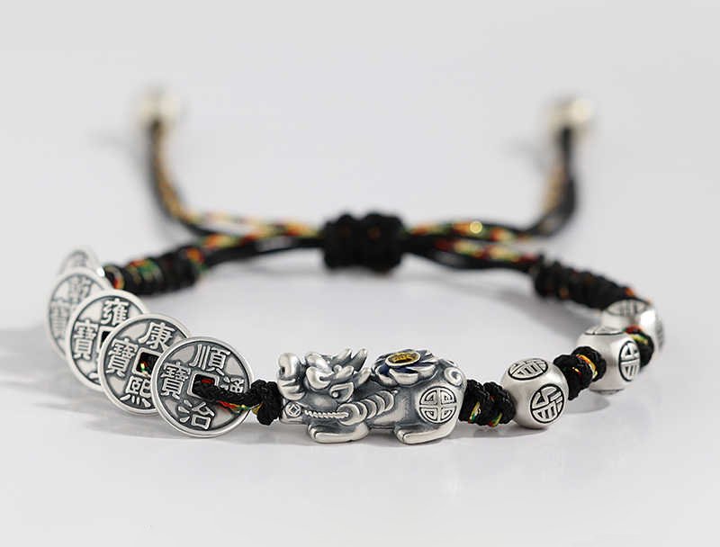 Five Emperors Money Pixiu Wealth Bracelet