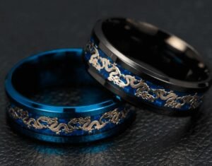 Fortune Dragon Engraved Ring