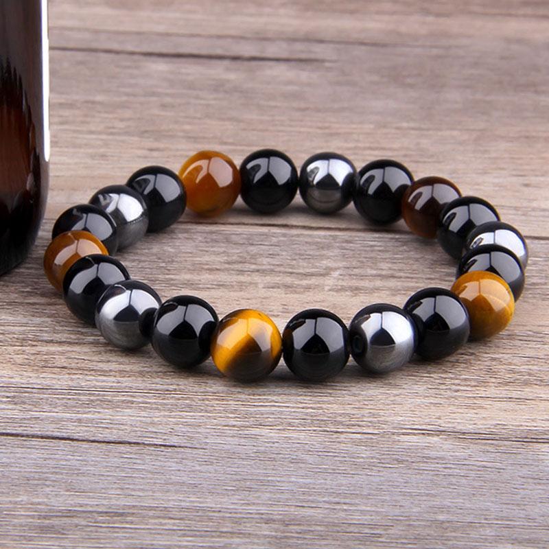 Bracelet on wooden table