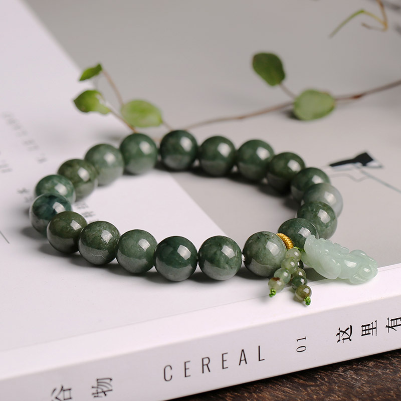 Bracelet placed on a book