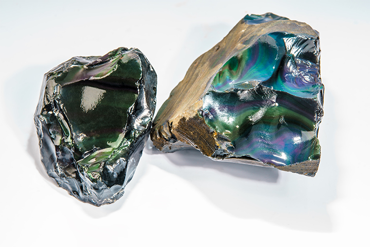 RAW Rainbow Obsidian