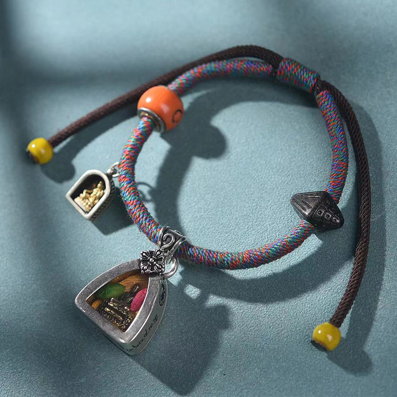 Bracelet viewed from another angle in tray