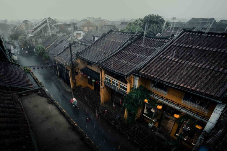 It's raining in the old neighborhood.