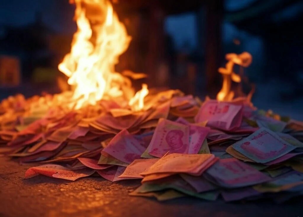 money joss paper burning