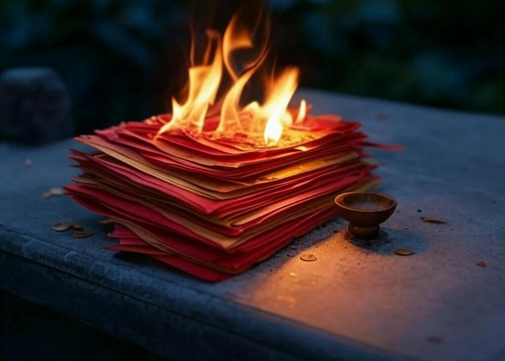 joss-paper burning