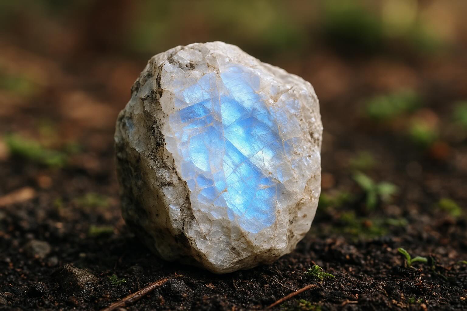 Uncut moonstone mineral in its raw form, symbolizing the starting point of pricing in the guide “How Much Do Moonstones Cost.”